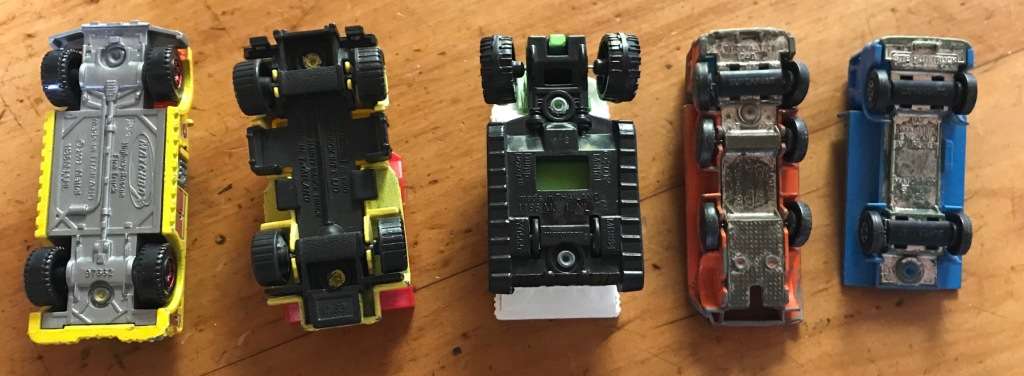 MATCHBOX / LESNEY DINKY CARS - USED - x 5 - Trucks.