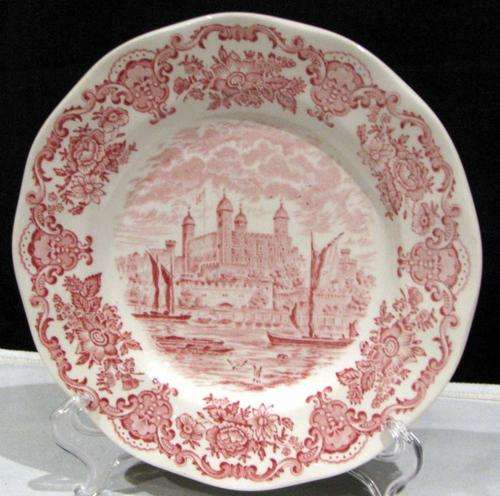 ENOCH WEDGWOOD=TUNSTALL Ltd=ROYAL HOMES of BRITAIN=TOWER of LONDON=WINDSOR & BALMORAL CASTLES=plate!