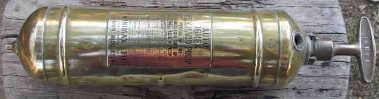 FIRE EXTINGUISHER=Minimax LTD Fire Engineers=Feltham,Middlesex,England=Auto "IGNEX" P.S.V. Hand Pump