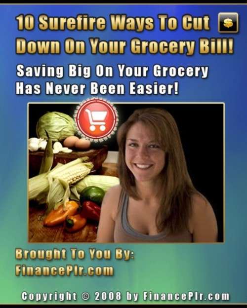 *J* 10 Surefire Ways To Cut Down On Your Grocery Bill - Ebook