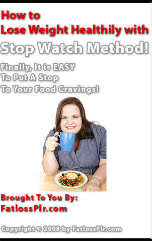 *J* How to Lose Weight Healthy with Stop Watch Method! - Ebook