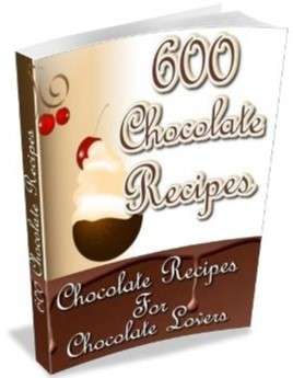 *J* 600 Chocolate Recipes - Ebook