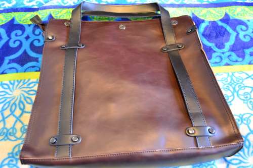 *J* Men's Large Capacity PU Leather Business Shoulder Bag_Briefcase