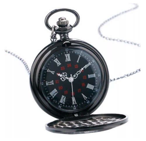 Vintage Style Pocket Watch With Chain (In Stock)