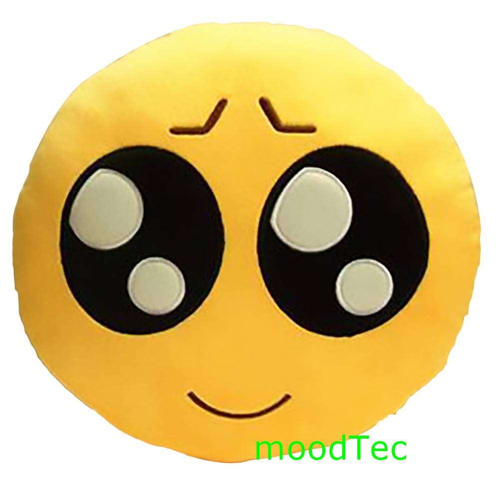 QQ Emoji Emoticon Cushion Throw Pillow - Please face