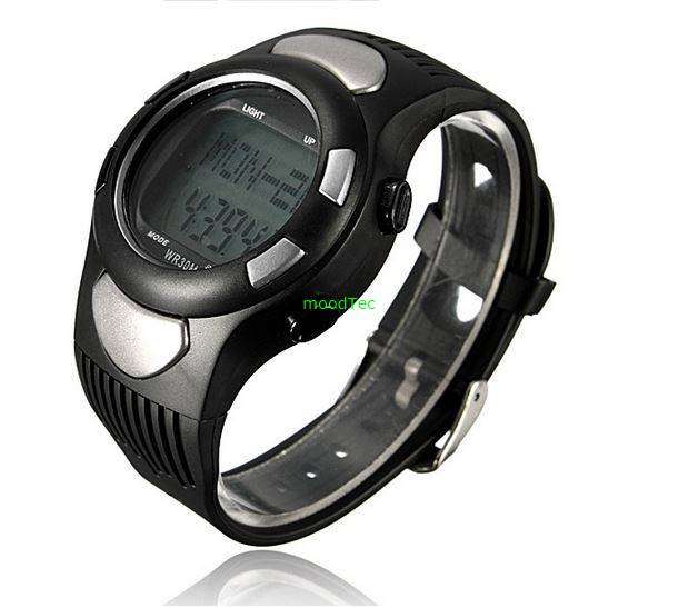 Sports Fitness Watch Pedometer Pulse Heart Rate Calories Monitor