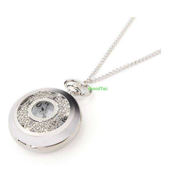 Stylish Vintage Pocket Watch - Silver (In Stock)