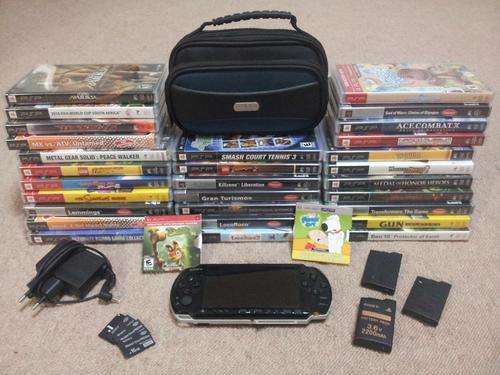 Sony PSP with 31 Games and many Accessories