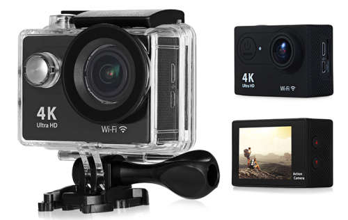 New Waterproof 4K Ultra HD Wifi Sport Action Camera Cam+Remote Control
