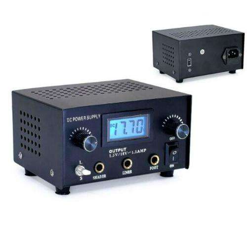 Tattoo Power Supply Digital LCD Dual Capacity Machine Well Connecting Both Liner and Shading