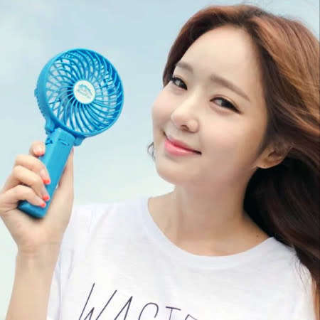 Portable Handheld Mini Air Conditioner Cooler Fan USB Rechargeable Battery