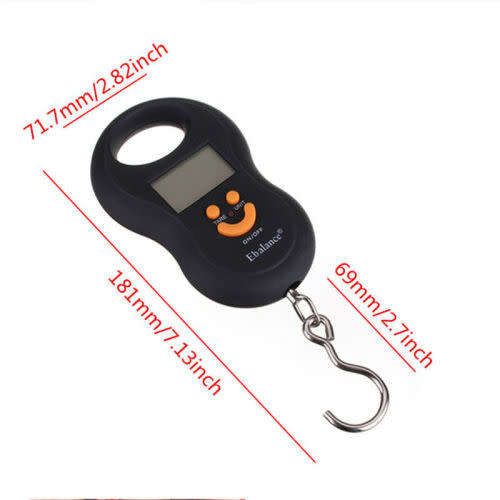 50kg 5g Electronic Hanging Luggage Pocket Portable Digital Weight Scale Kg Lb OZ