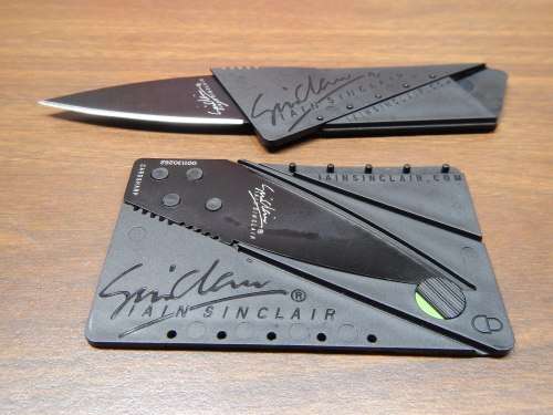 Waterproof Multi-Functional Credit Card Type Folding Safety Knife