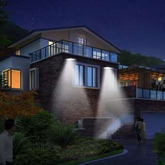 20w led solar light private street lamp without electricity