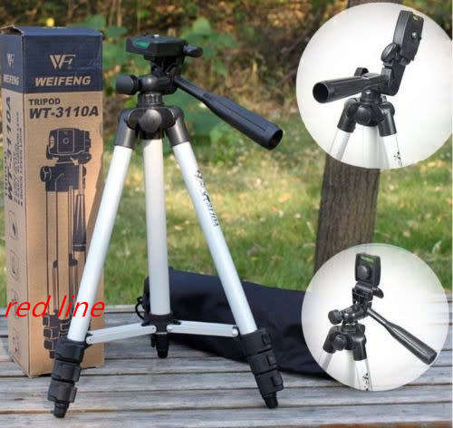 Tripod Aluminum With 3-Way Universal Digital Camera Tripod