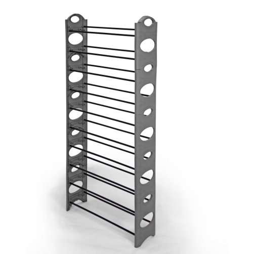 10 TIER SHOE RACK
