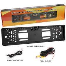 EUROPEAN CAR LICENCE PLATE REARVIEW CAMERA