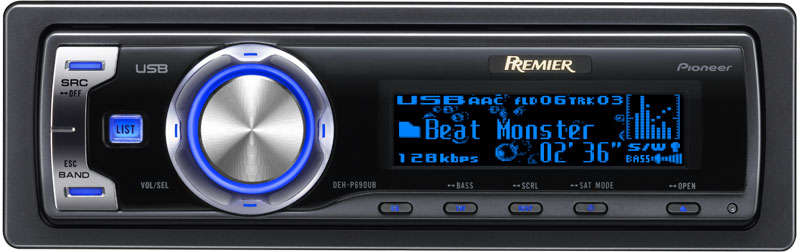 Pioneer DEH-P690UB USB/iPod/HDD-MP3/WMA/AAC Player