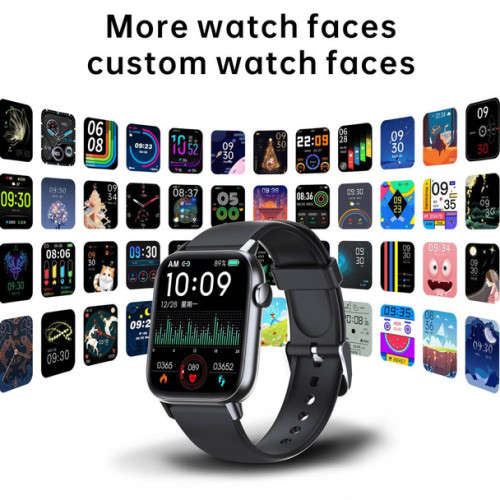 QS08 Bluetooth Smart Watch Pink Thermometer Blood Pressure Fitness Monitor - Brand New