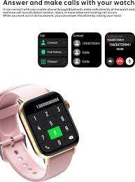 QS08 Bluetooth Smart Watch Pink Thermometer Blood Pressure Fitness Monitor - Brand New