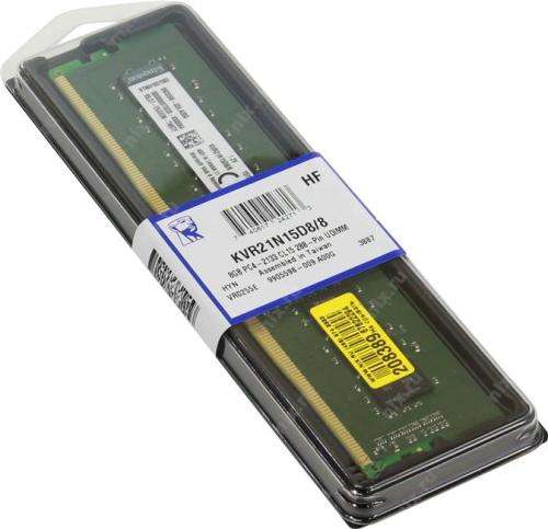 New & Sealed: Kingston KVR21N15D8/8, 8Gb , DDDR4-2133 (PC4-17000) , CL15 - 288pin