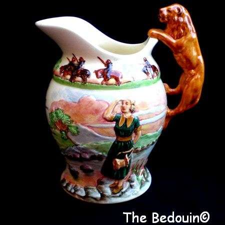 SARIE MARAIS. Musikale Porseleinkan. Voortrekker Eeufees Item (reg 1936). CROWN DEVON. Africana.