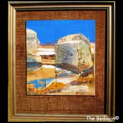 (For ckpsa). KATHARINE AMBROSE (b 1950). Contemporary S A Artist. AGELESS ROCKS. Acrylic. (1994)