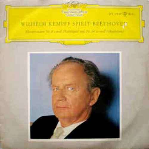 Wilhelm Kempf. BEETHOVEN PIANO SONATAS NO 8 AND 14. Vinyl  LP (10" Mono). (VG+/VG). German release.