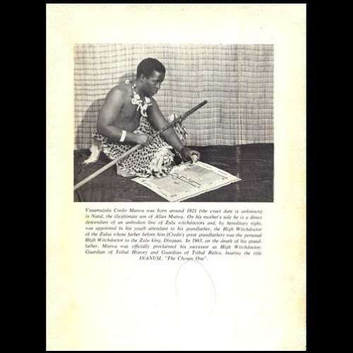 Credo Mutwa - INDABA MY CHILDREN. Limited Ed. no 153/1212. SIGNED BY CREDO MUTWA. Half leather.