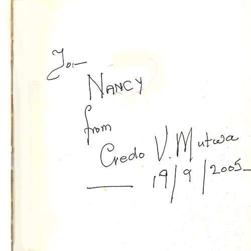 Credo Mutwa - INDABA MY CHILDREN. Limited Ed. no 153/1212. SIGNED BY CREDO MUTWA. Half leather.