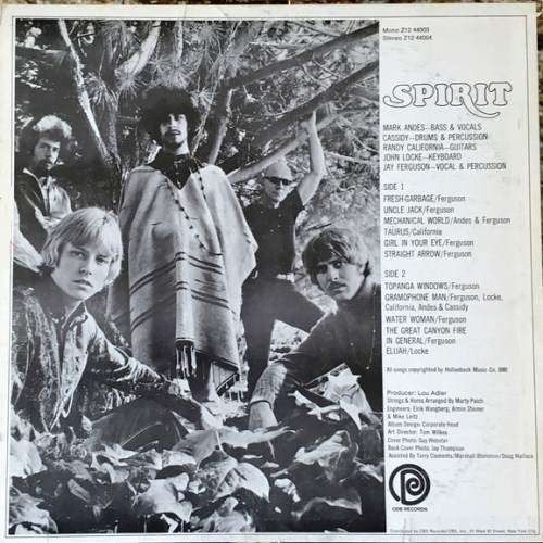 Spirit - SPIRIT. Vinyl 33 rpm LP album. (VG+/VG+). USA release with monochrome sleeve back.