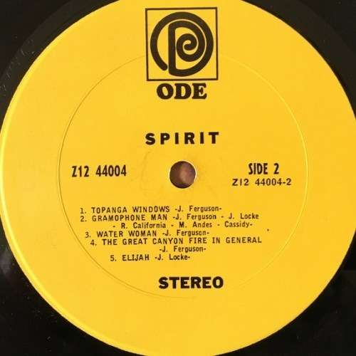 Spirit - SPIRIT. Vinyl 33 rpm LP album. (VG+/VG+). USA release with monochrome sleeve back.