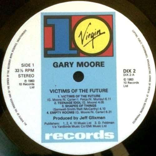 Gary Moore - VICTIMS OF THE FUTURE. Vinyl  LP. (NM/NM). 1983. British Limited Ed Release.