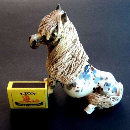 CHEVAL SHETLAND PONY. TIMID TAMMY. Scarce Appaloosa colouring.