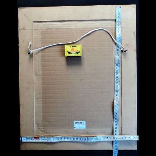 Stella Beurick (SA Artist) - WATER COLOUR PAINTING OF ROSES. Framed. 48 x 38 cm. Cherry wood Frame.