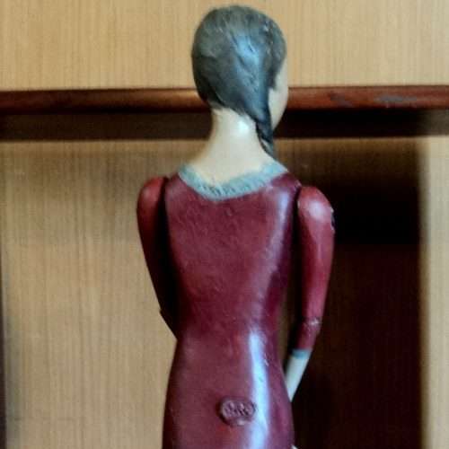 Olga van Wyk. Well - known S A Artist. CAGE DOLL MANNEQUIN. 65 cm tall. Handcrafted.