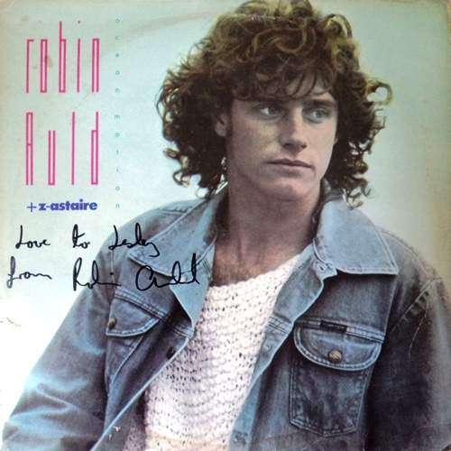 Robin Auld + Z-Astaire - OCEAN MOTION. Vinyl 33 rpm LP. Rock (New Wave). (VG+/VG). SA release SIGNED
