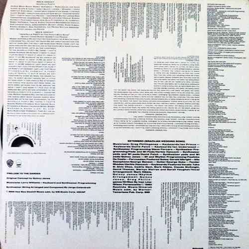 Quincey Jones - BACK ON THE BLOCK. 33 rpm. 12` LP record. (NM/NM). 1989. RSA Jazz / Hip hop.