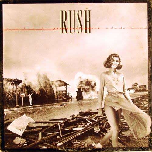 Rush - PERMANENT WAVES. 33 rpm 12` LP album (VG+/VG+) 1980. Progressive / Hard Rock. USA release