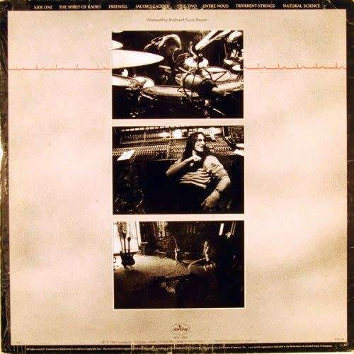 Rush - PERMANENT WAVES. 33 rpm 12` LP album (VG+/VG+) 1980. Progressive / Hard Rock. USA release