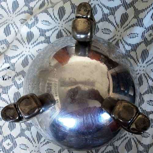 CARROLL BOYES (1954 - 2019). CHAMPAIGNE COOLER. `THE THINKER` DESIGN. 27 cm tall.