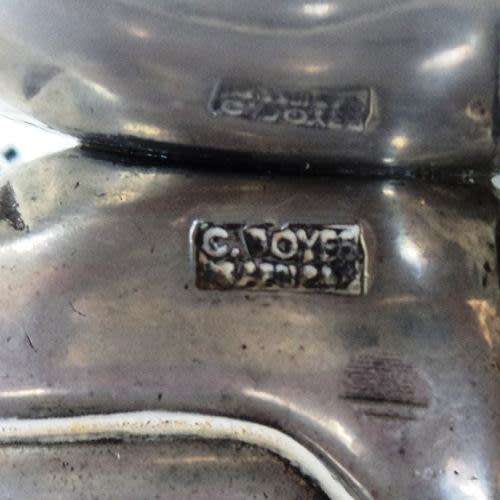 CARROLL BOYES (1954 - 2019). CHAMPAIGNE COOLER. `THE THINKER` DESIGN. 27 cm tall.