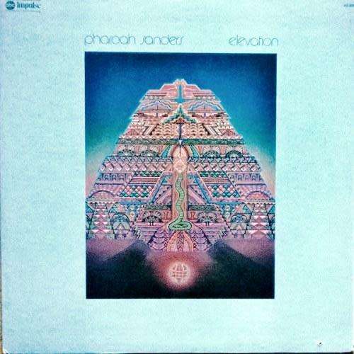 Pharoah Sanders - ELEVATION. 33 rpm. 12` vinyl LP record. Album (NM/NM) 1974 USA Quadrophonic Jazz.