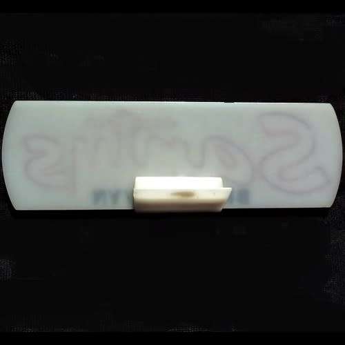 SIGN ADVERTISING `SANTYS BRANDEWYN`. SCARCE. PERSPEX. FOR BAR DISPLAY.