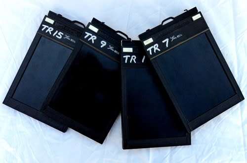 VINTAGE SHEET FILM HOLDERS (Boxed set of 25). Lisco Regal(20) and Riteway(5). Hardwood box. 4x5 inch