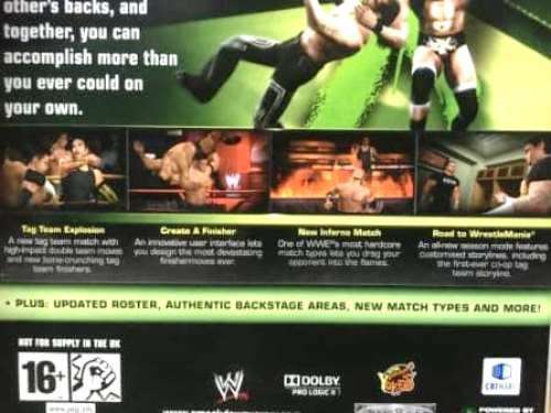 SMACKDOWN VS RAW 2009. Together You`re Unstoppable (PlayStation 2). Pre Owned (as new).