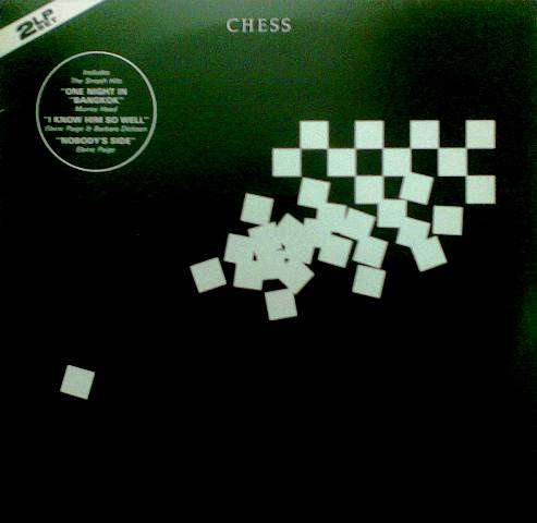 CHESS: SOUNDTRACK OF THE MUSICAL. Vinyl LP record album. 33rpm