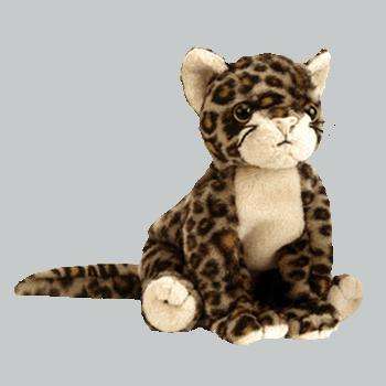 SNEAKY. The Leopard (Soft toy). Collectable Ty Beanie Baby. Born February 22, 2000. Retired.