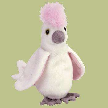 KUKU.  The Cocateel (Soft toy). Collectable Ty Beanie Baby. Born January 5, 1997. Retired