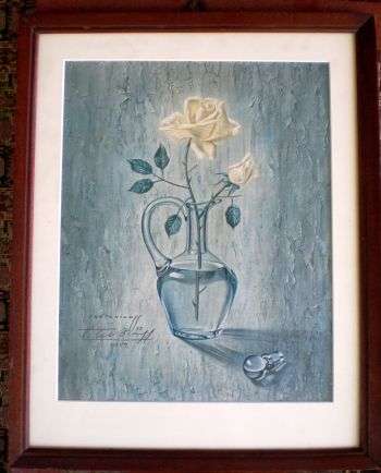 TRETCHIKOFF. SIGNED AND DATED ! Print. Framed